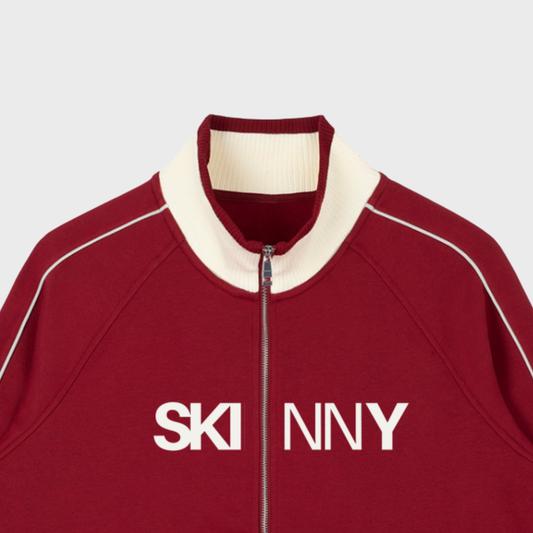 Raglan Sleeve Zip Track Jacket