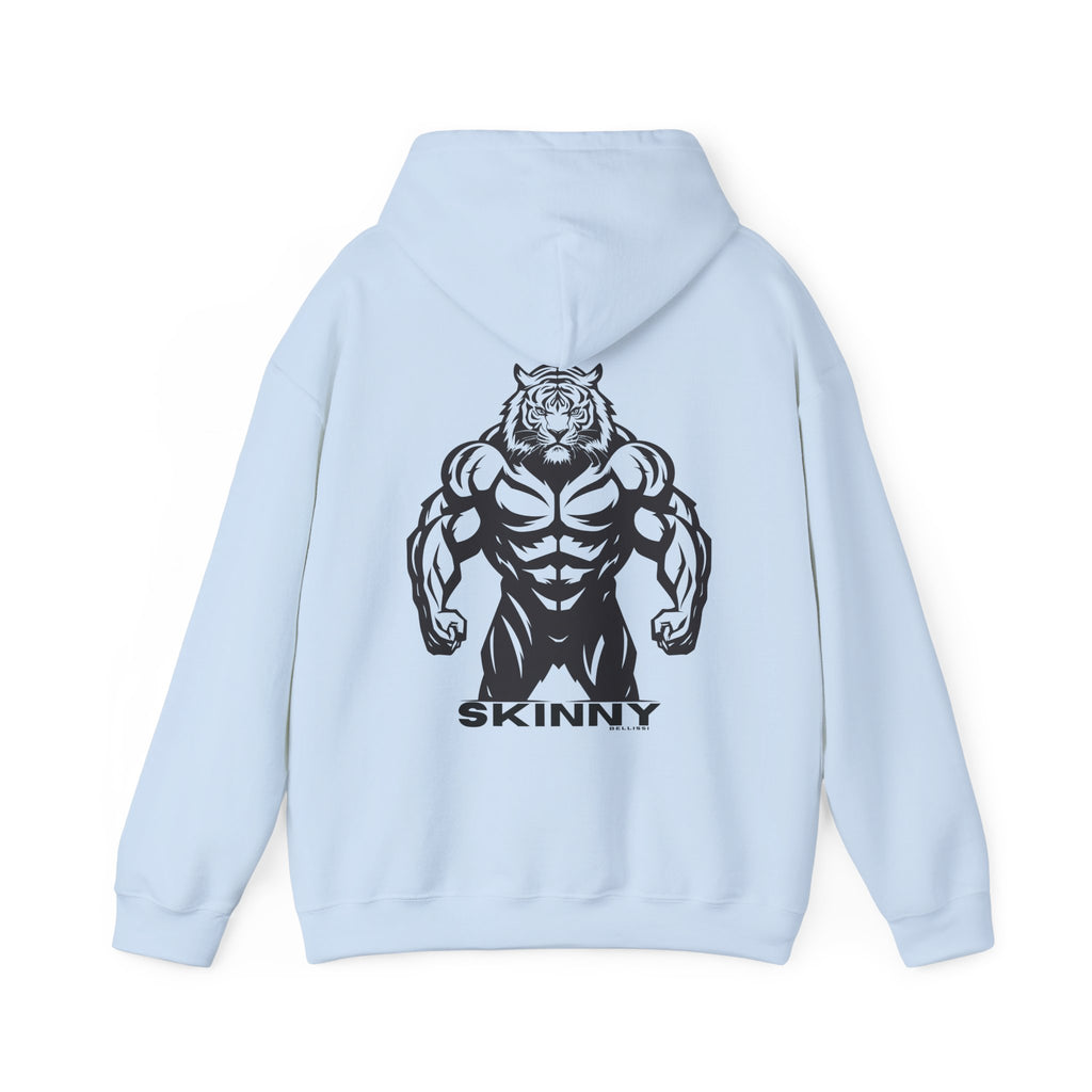 Skinny | Muscle tiger graphic hoodie