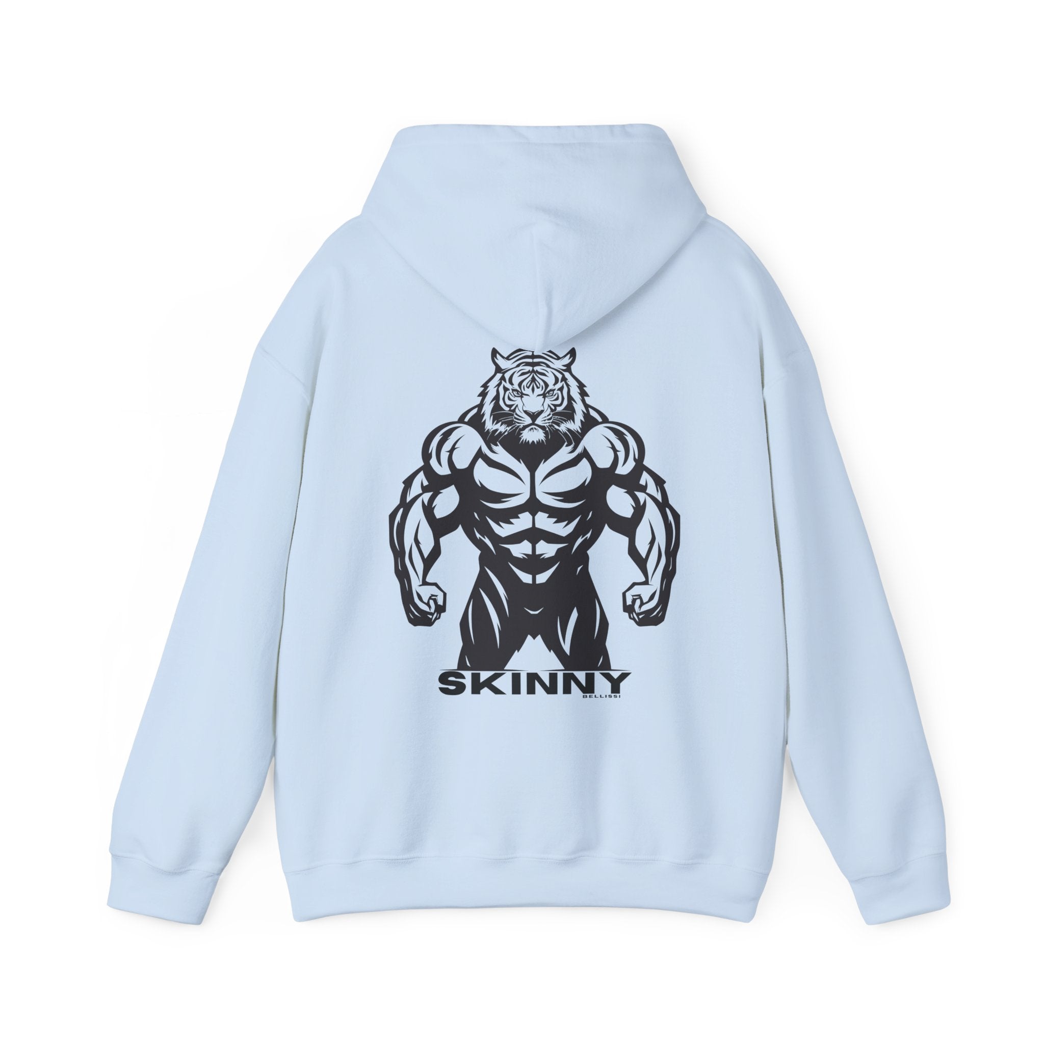 Skinny | Muscle tiger graphic hoodie