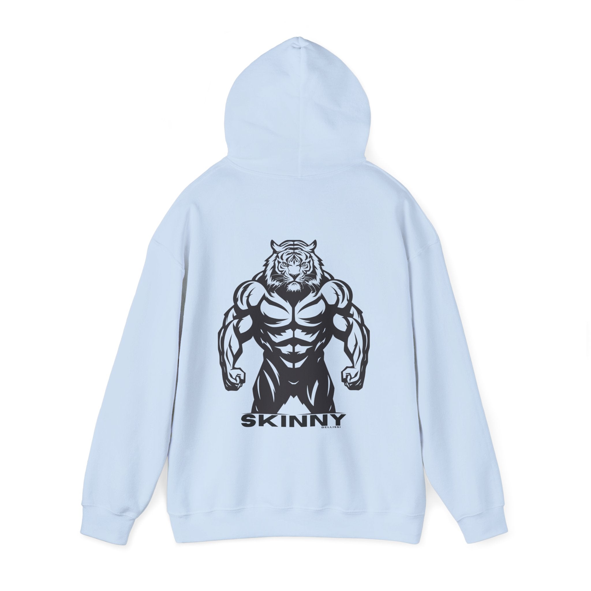 Skinny | Muscle tiger graphic hoodie