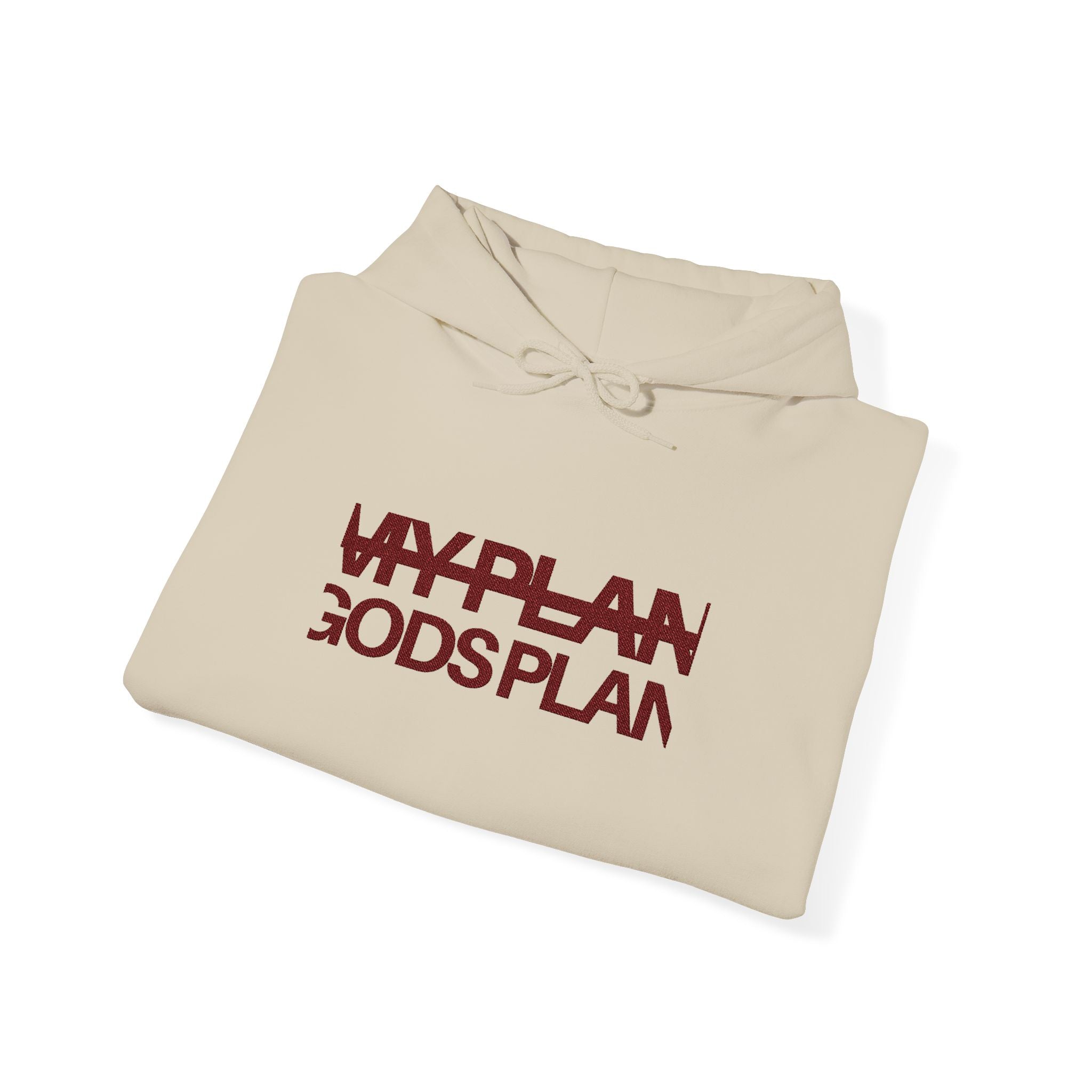 Skinny | Embroidered Gods plan Christian hoodie