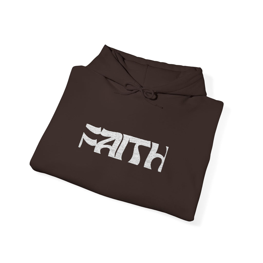 Skinny | Faith embroidered graphic hoodie