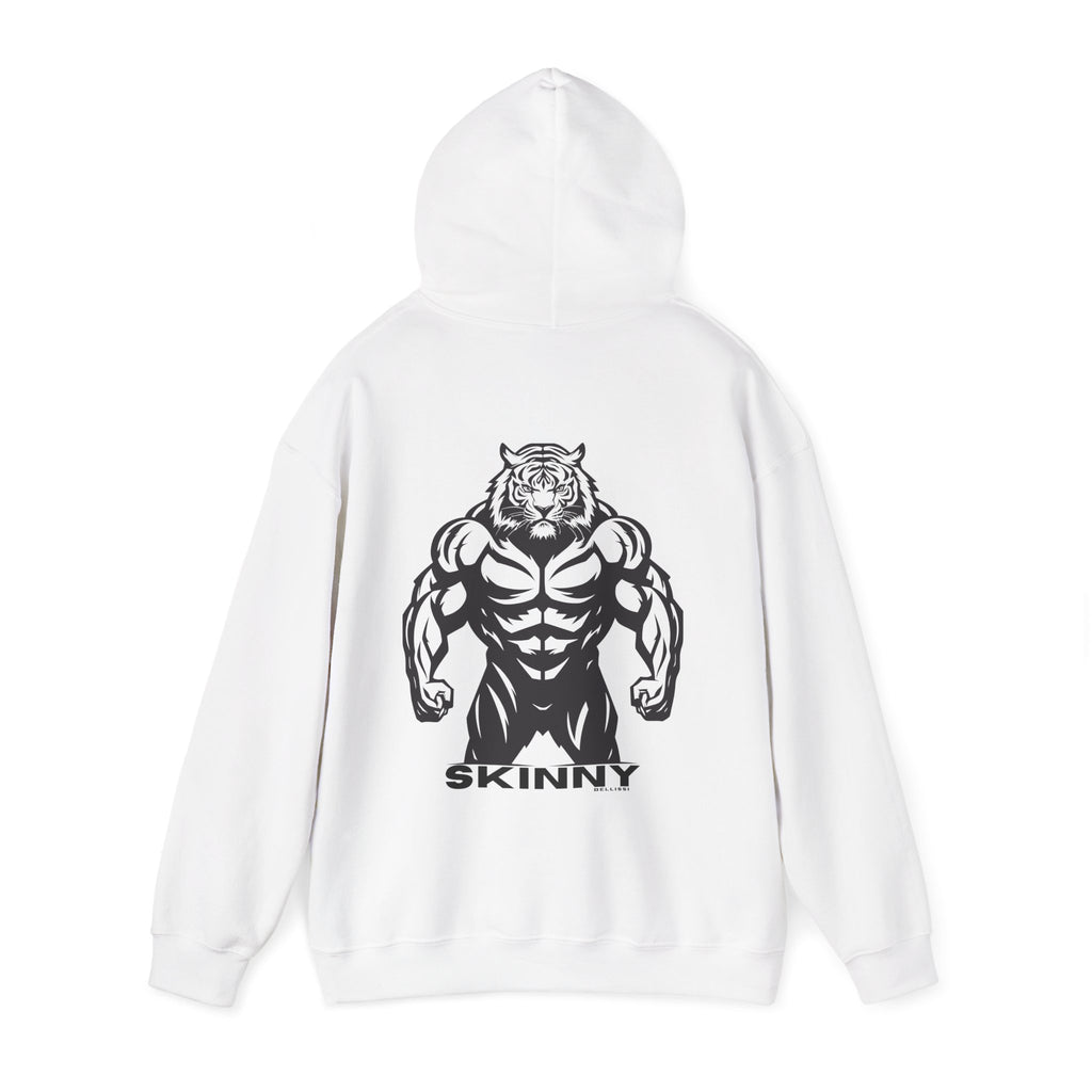 Skinny | Muscle tiger graphic hoodie