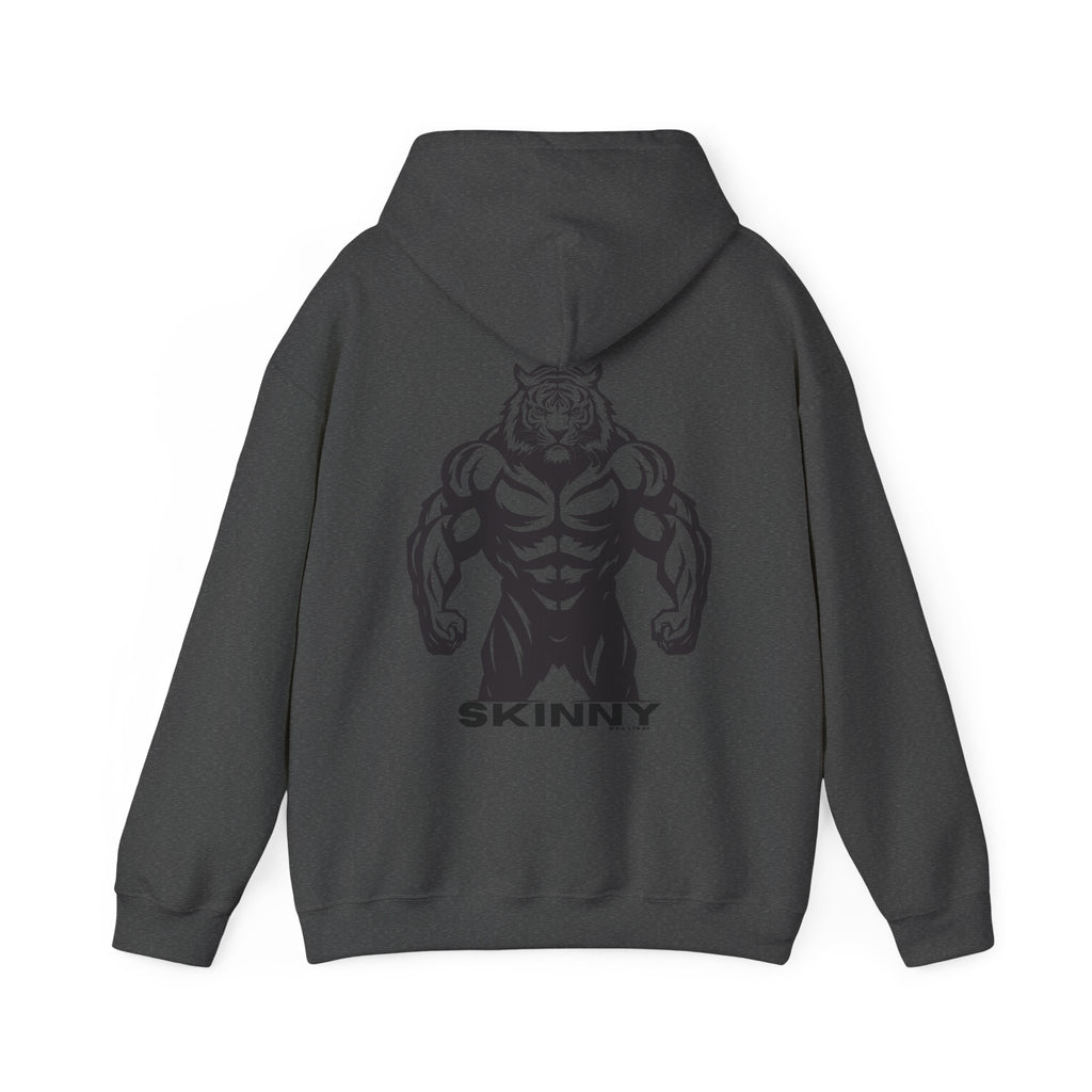 Skinny | Muscle tiger graphic hoodie