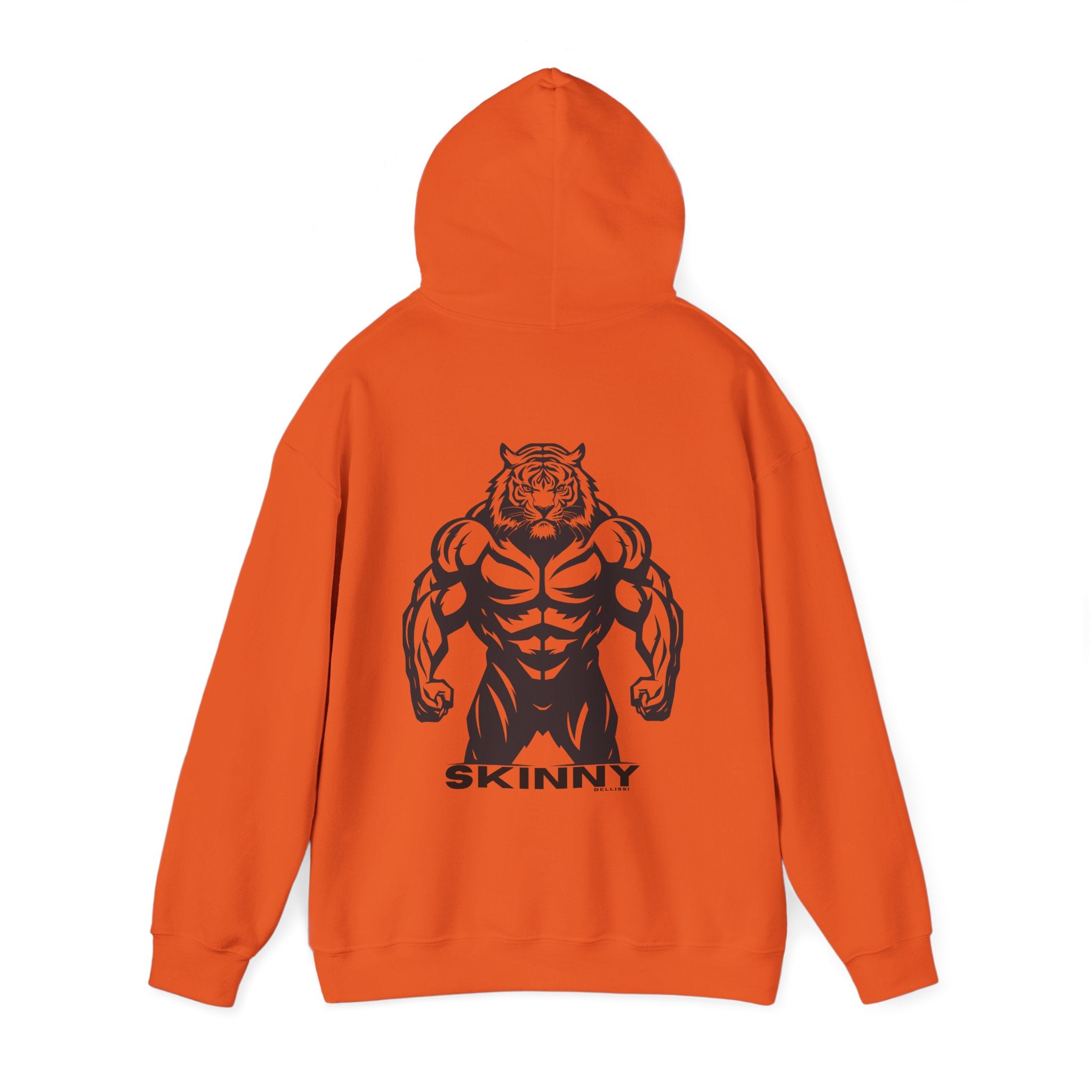 Skinny | Muscle tiger graphic hoodie