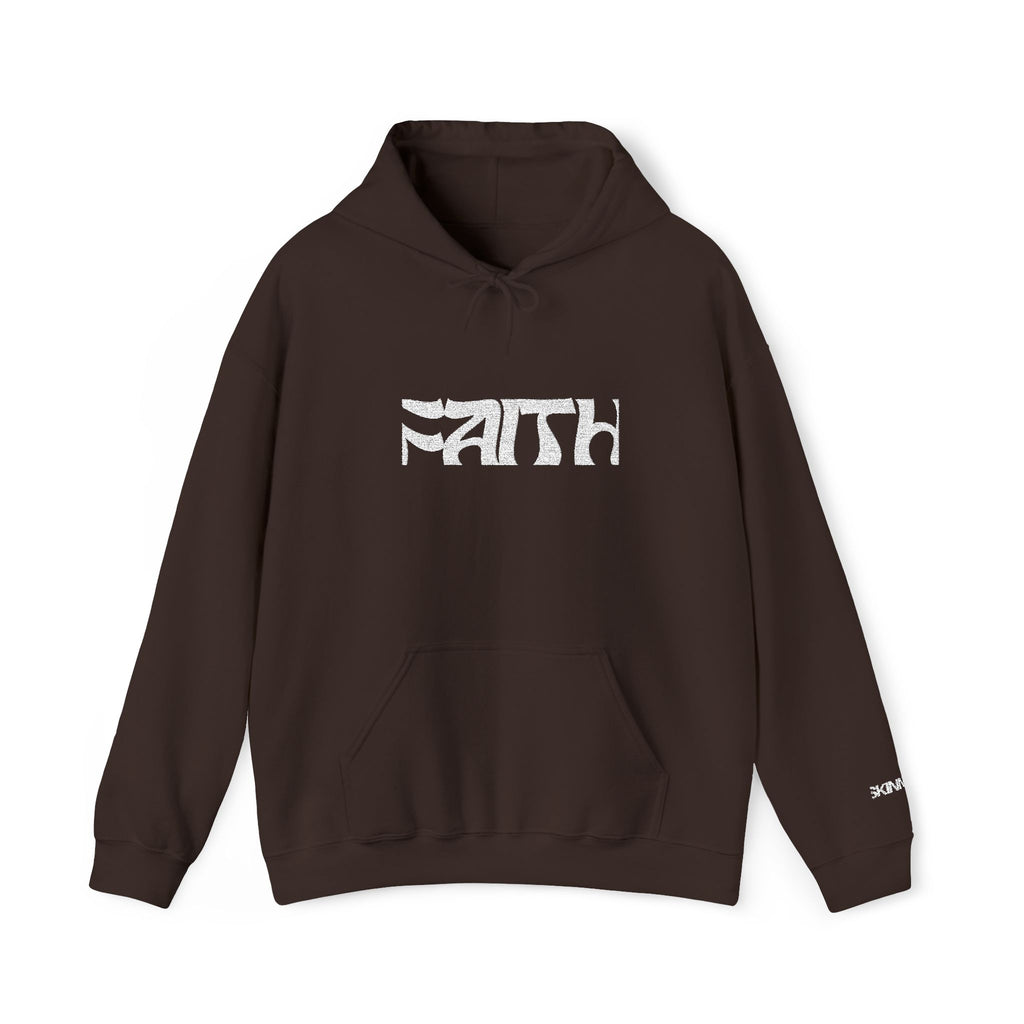 Skinny | Faith embroidered graphic hoodie