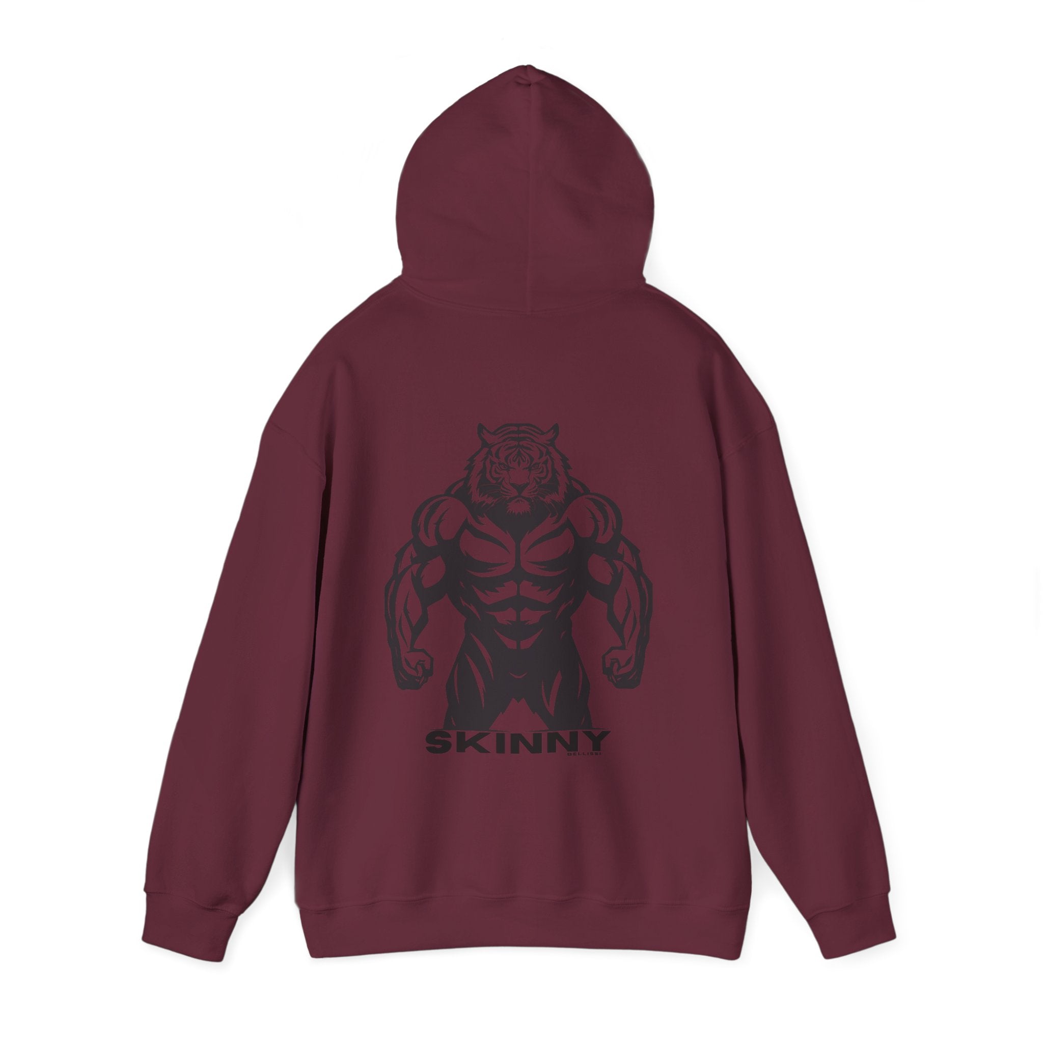 Skinny | Muscle tiger graphic hoodie