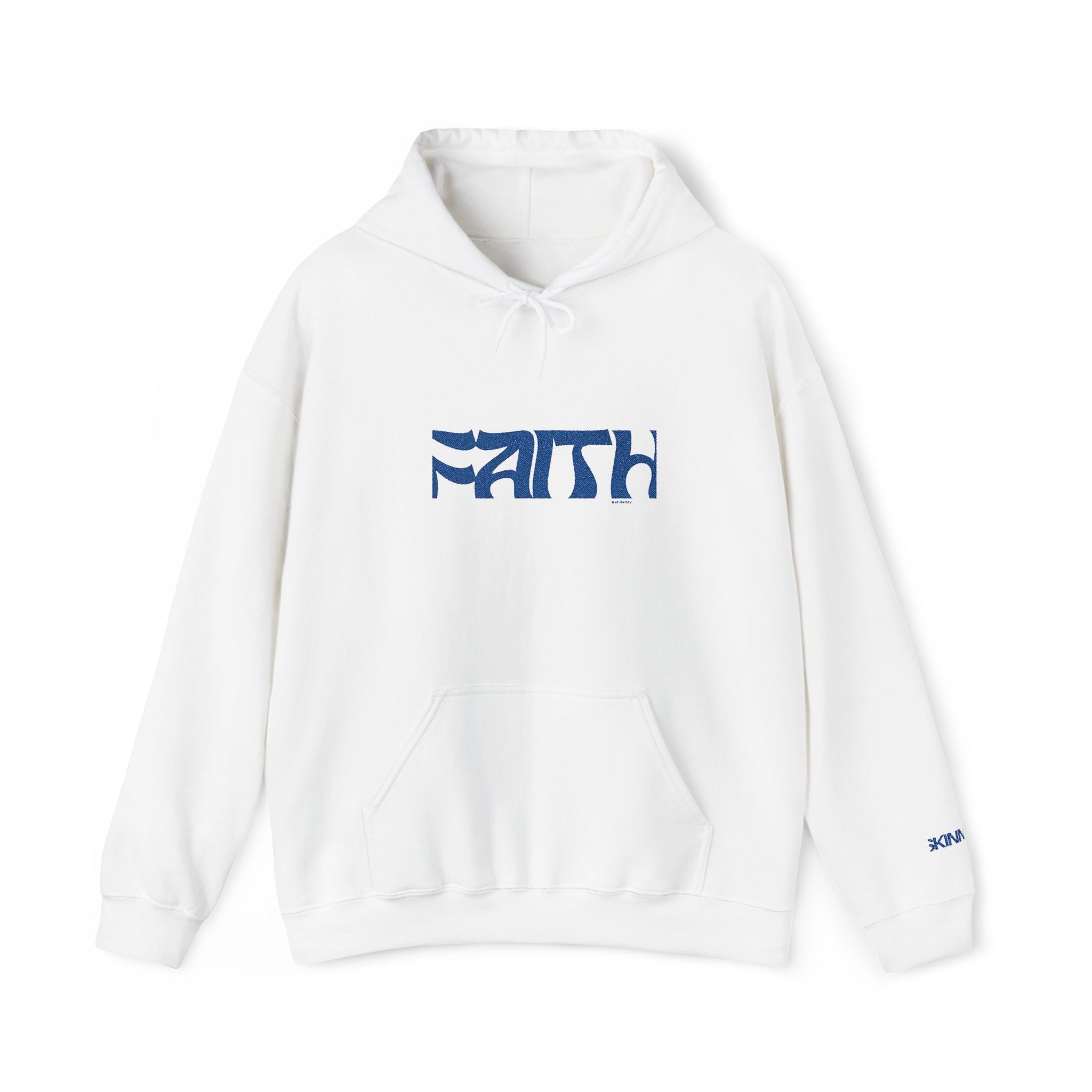 Skinny | Faith embroidered graphic hoodie