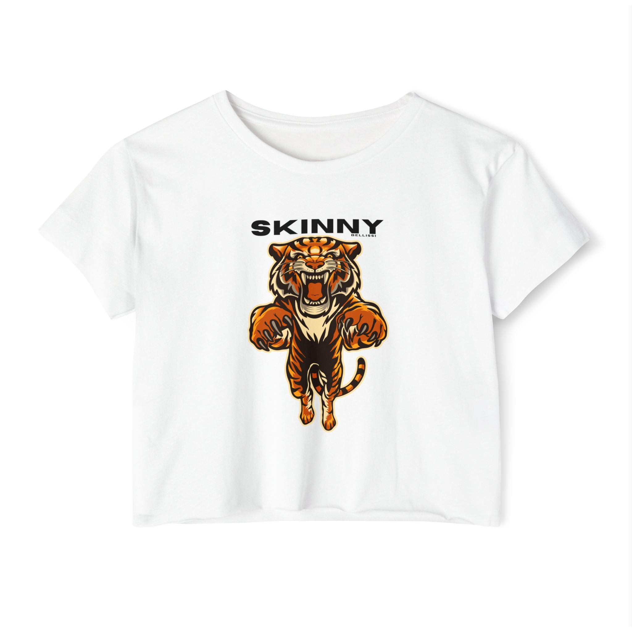 Skinny | Graphic cropped T-shirt