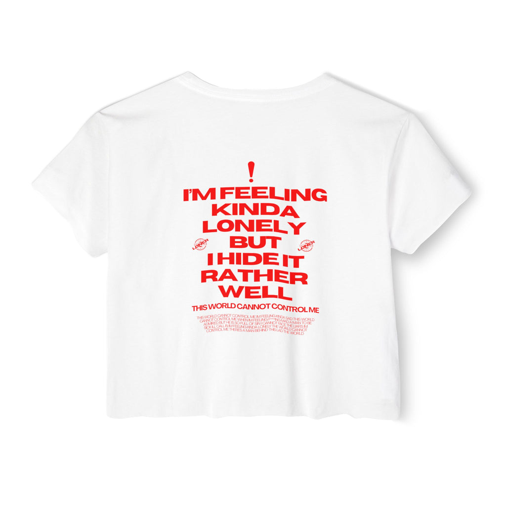 Skinny | I'm lonely cropped T-shirt
