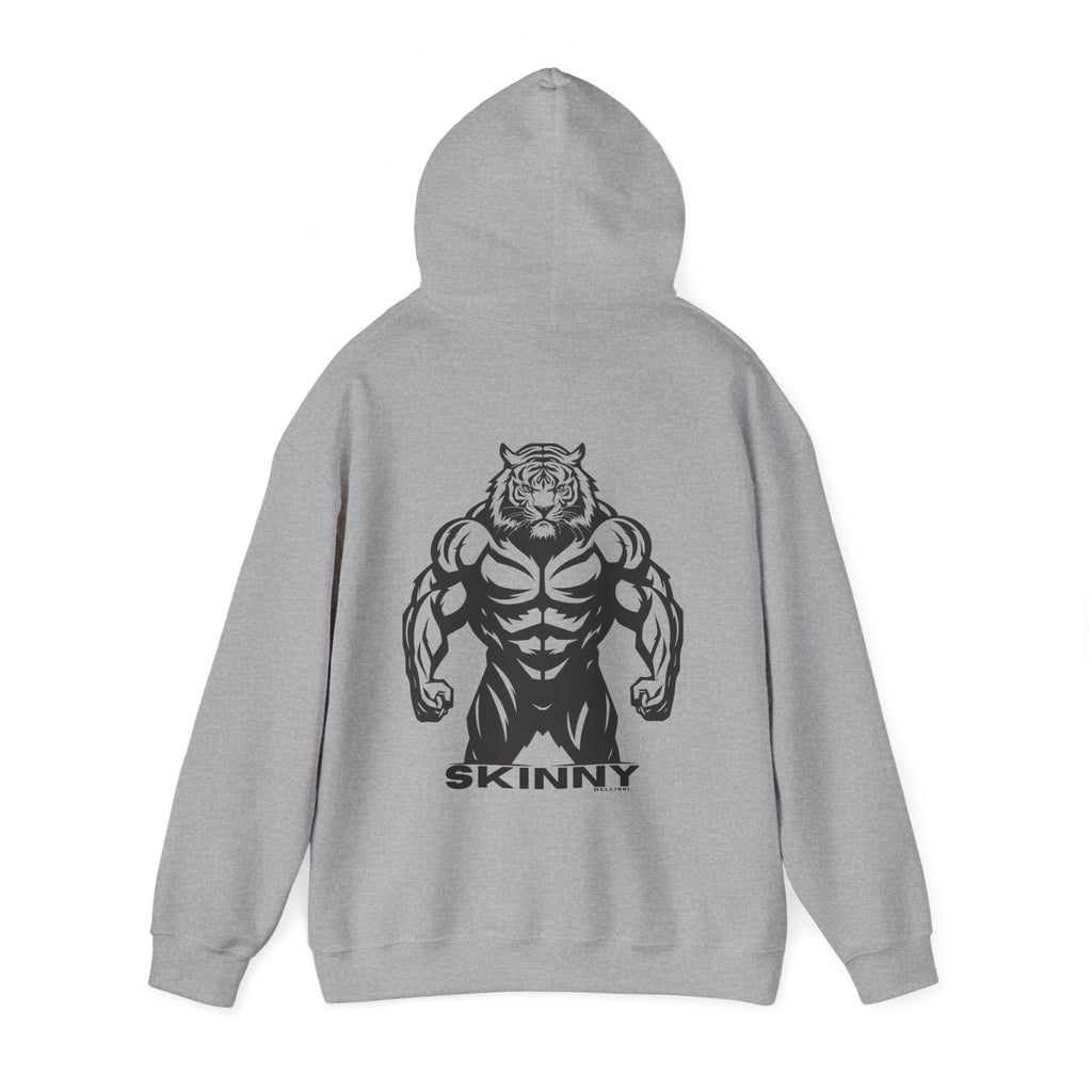 Skinny | Muscle tiger graphic hoodie
