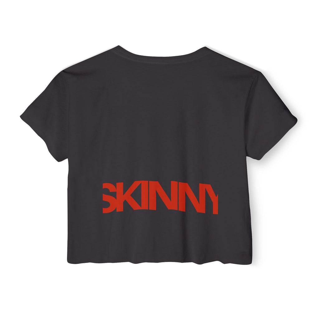 Skinny | Animal print cropped T-shirt