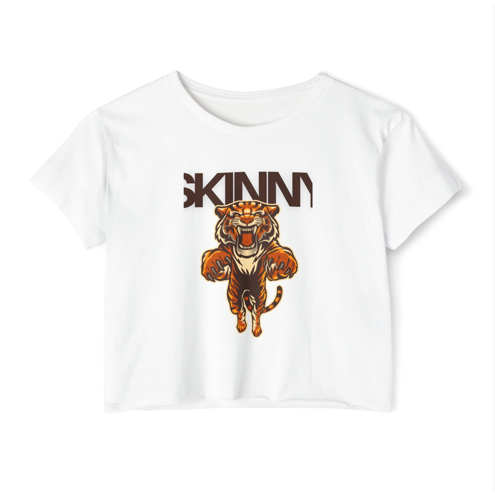 Skinny | Graphic cropped T-shirt