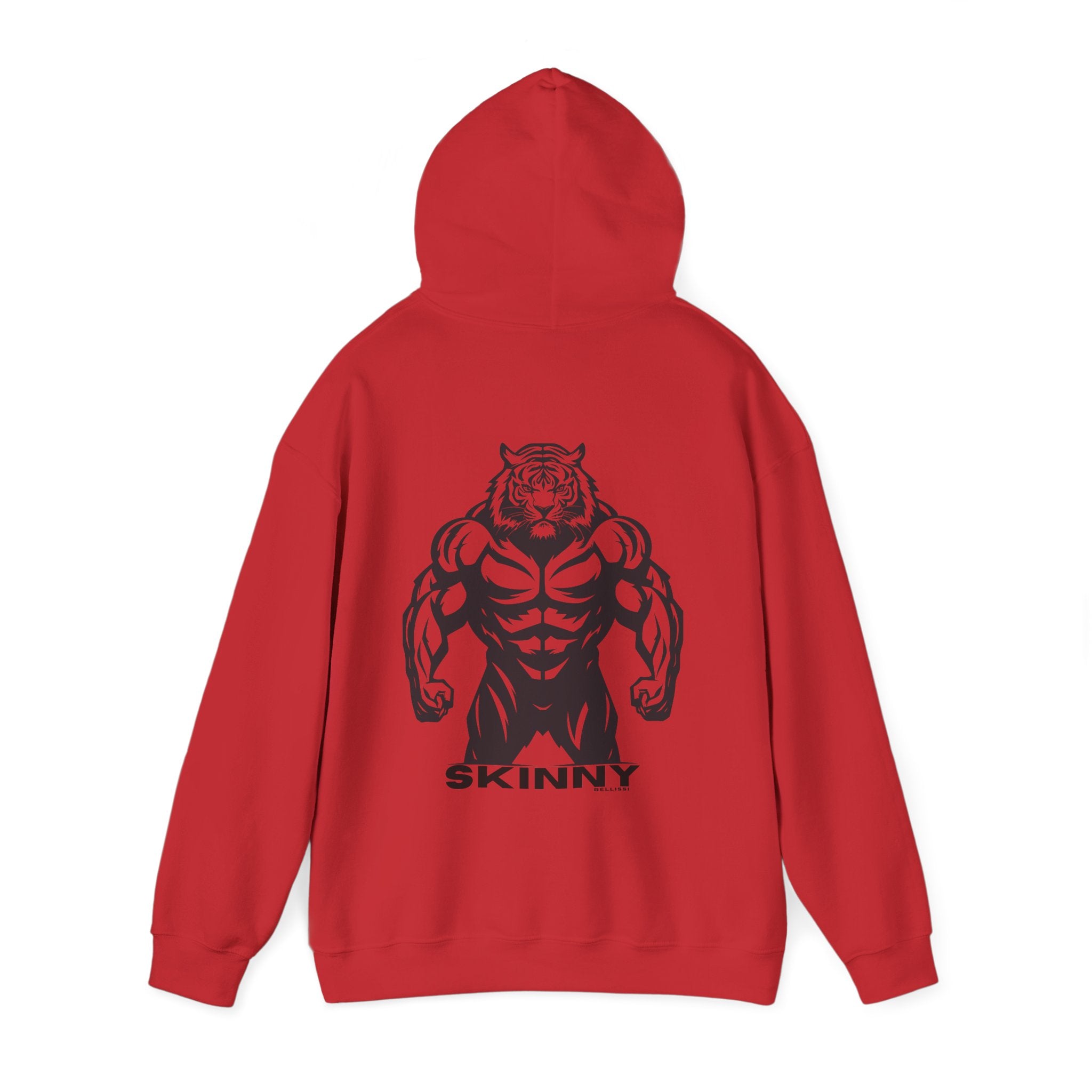 Skinny | Muscle tiger graphic hoodie