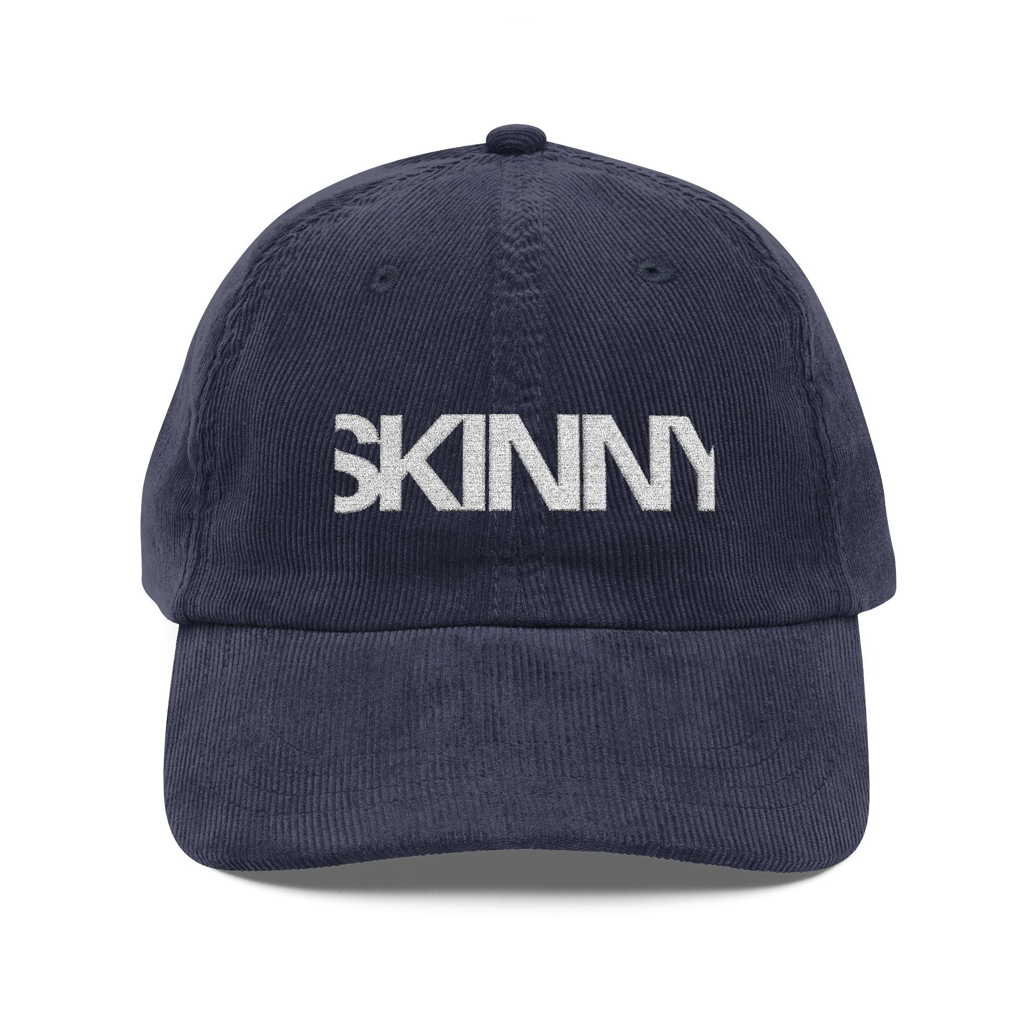 Skinny | Embroidered corduroy cap