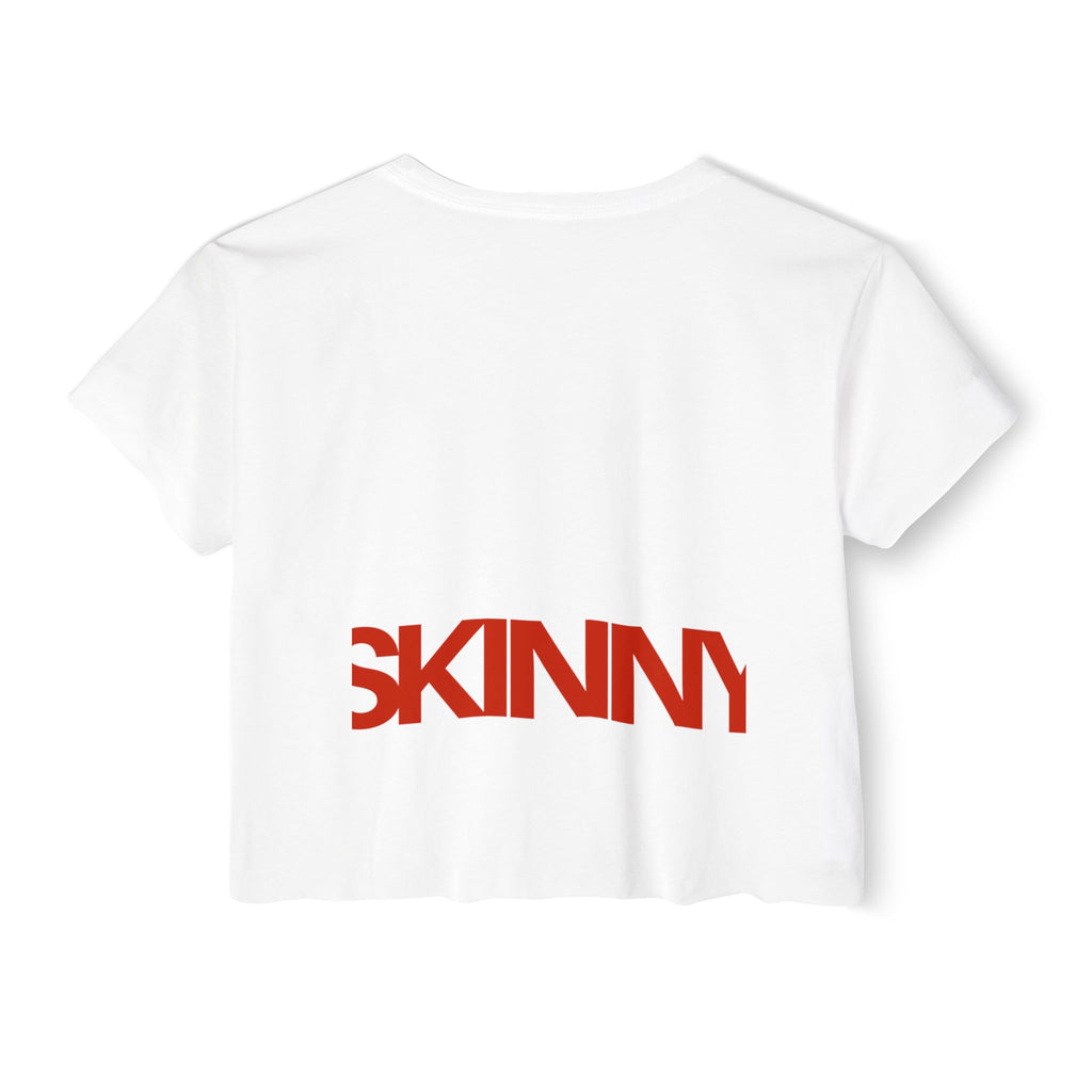 Skinny | Animal print cropped T-shirt