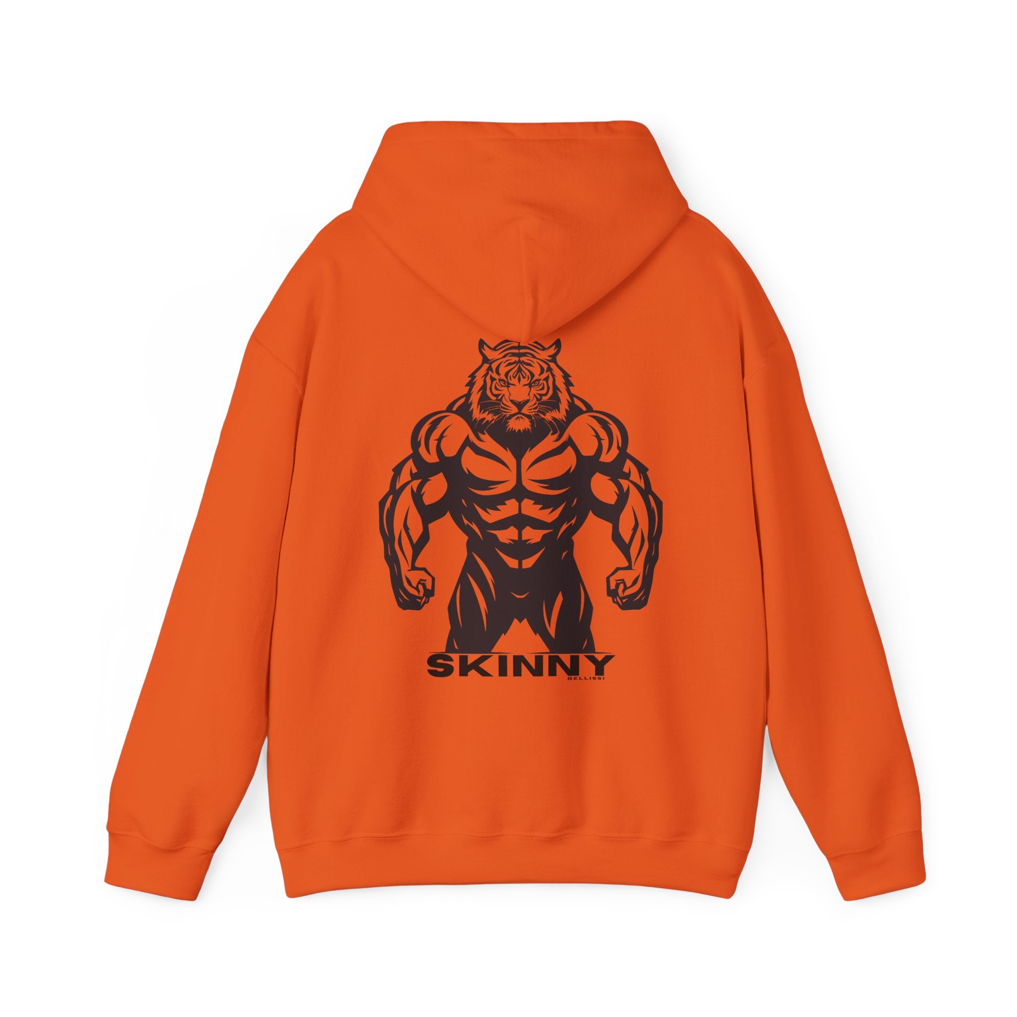 Skinny | Muscle tiger graphic hoodie