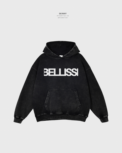 Snow Washed Oversized Cotton Hoodie
