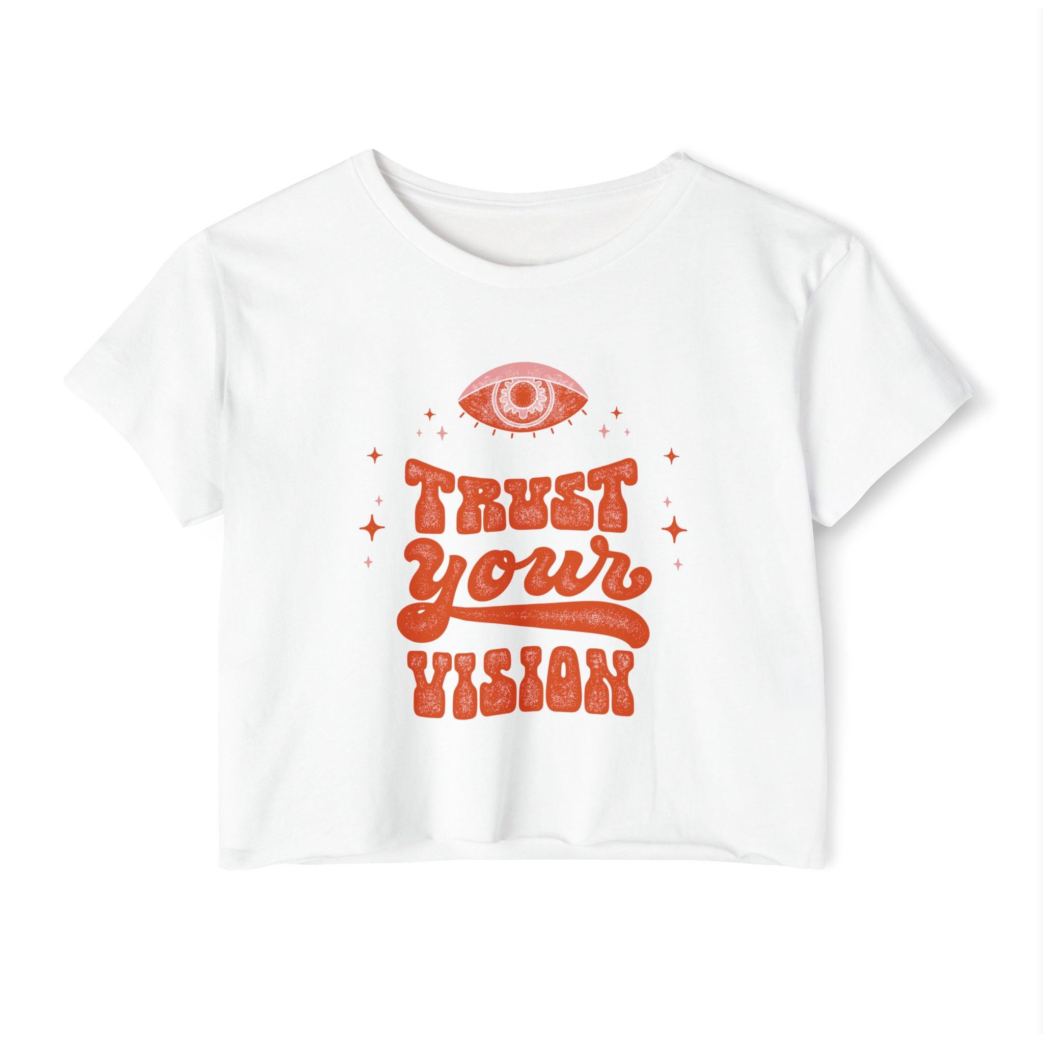 Skinny | Trust your vision cropped T-shirt