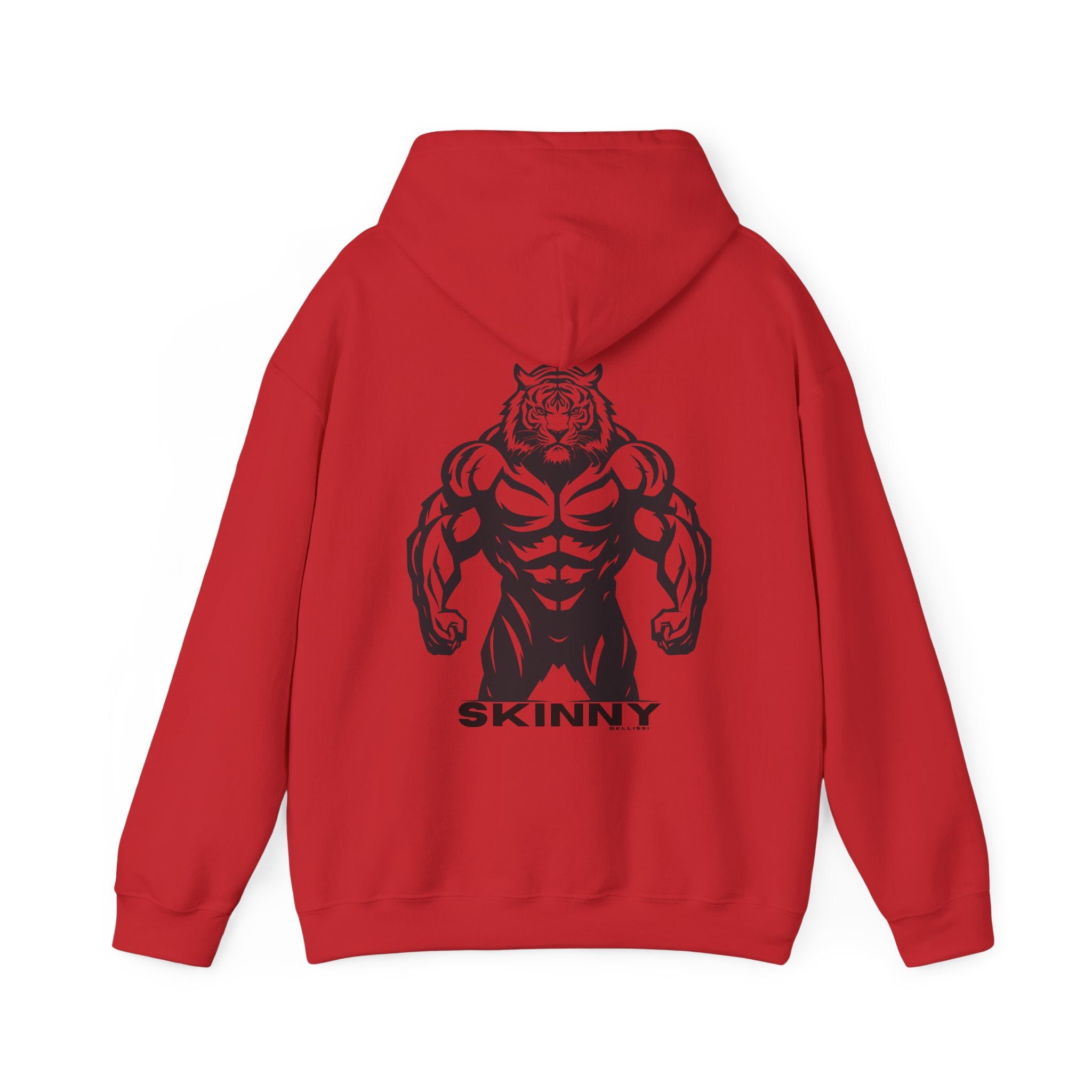 Skinny | Muscle tiger graphic hoodie