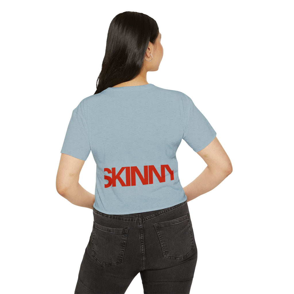 Skinny | Animal print cropped T-shirt