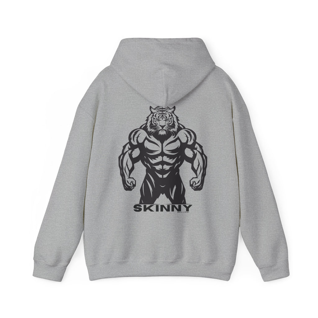 Skinny | Muscle tiger graphic hoodie