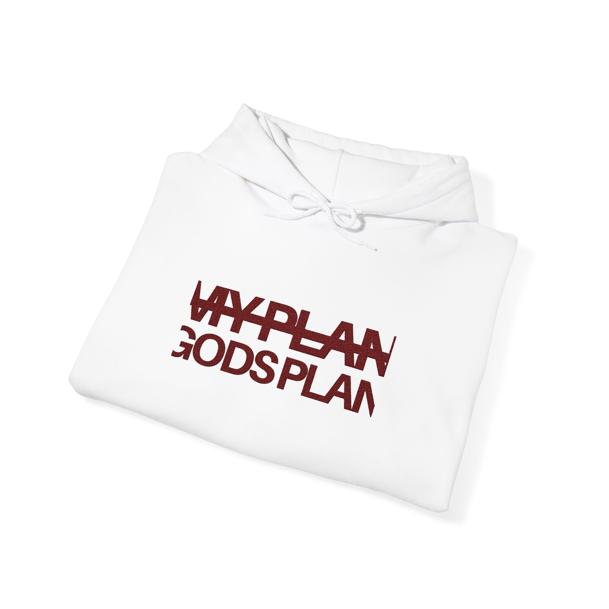 Skinny | Embroidered Gods plan Christian hoodie