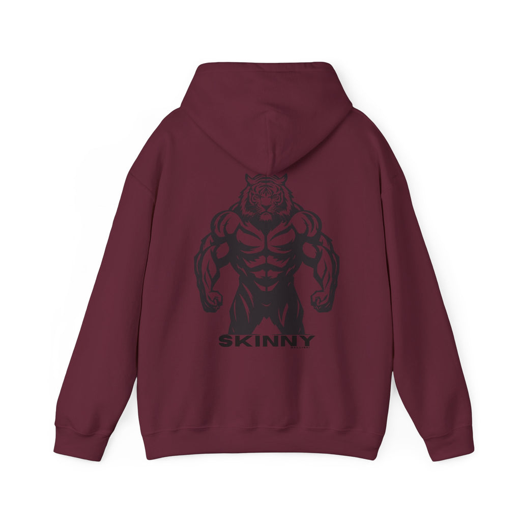 Skinny | Muscle tiger graphic hoodie