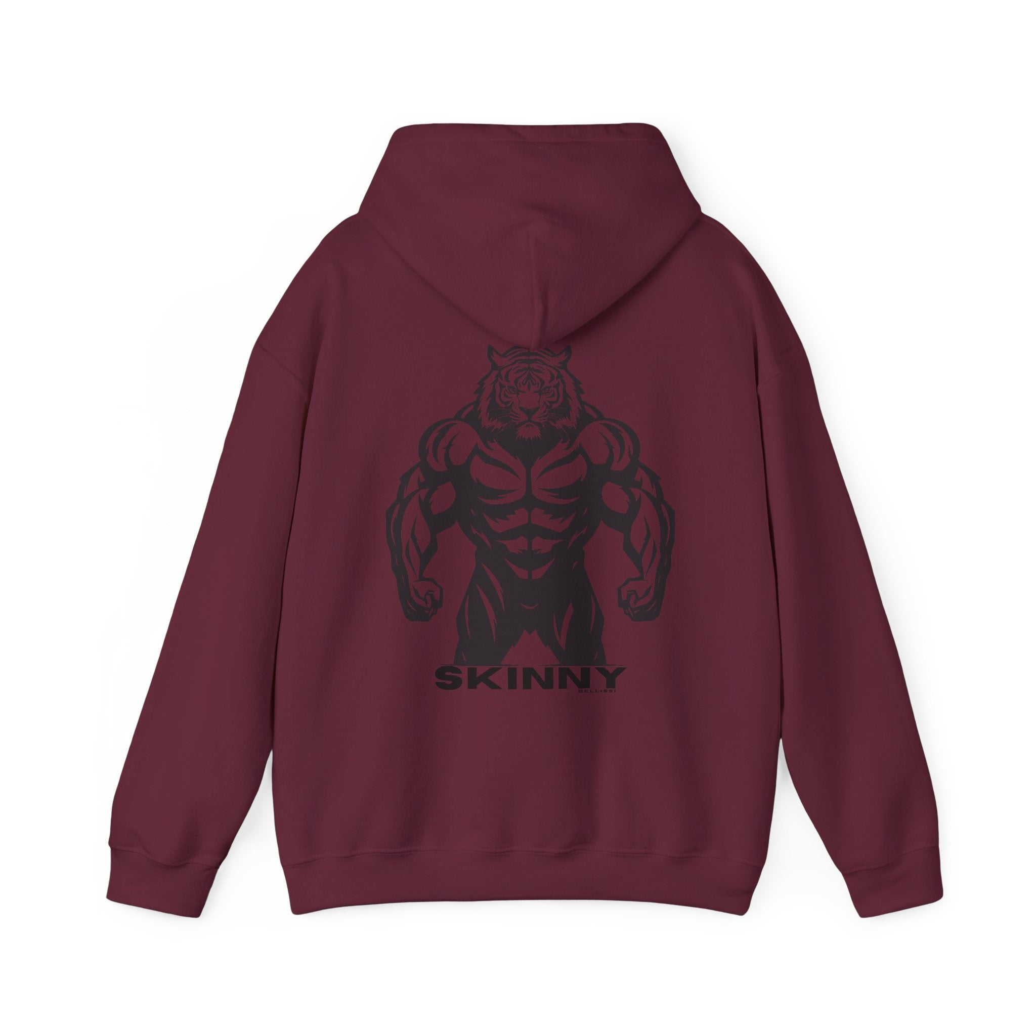 Skinny | Muscle tiger graphic hoodie