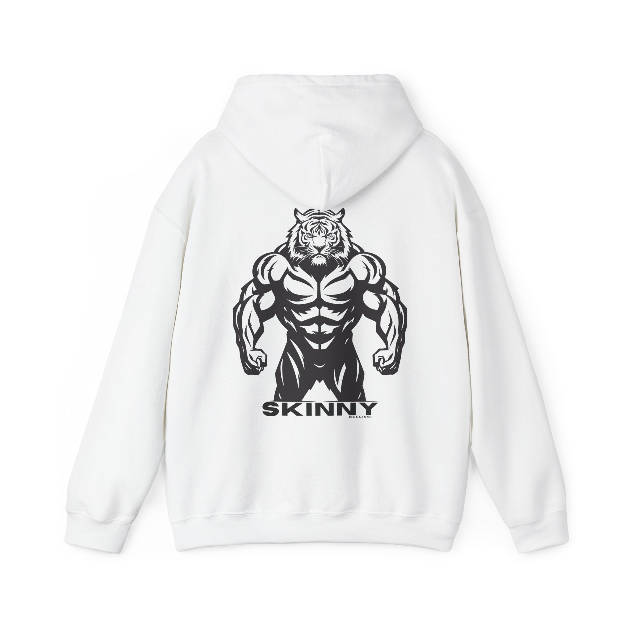 Skinny | Muscle tiger graphic hoodie
