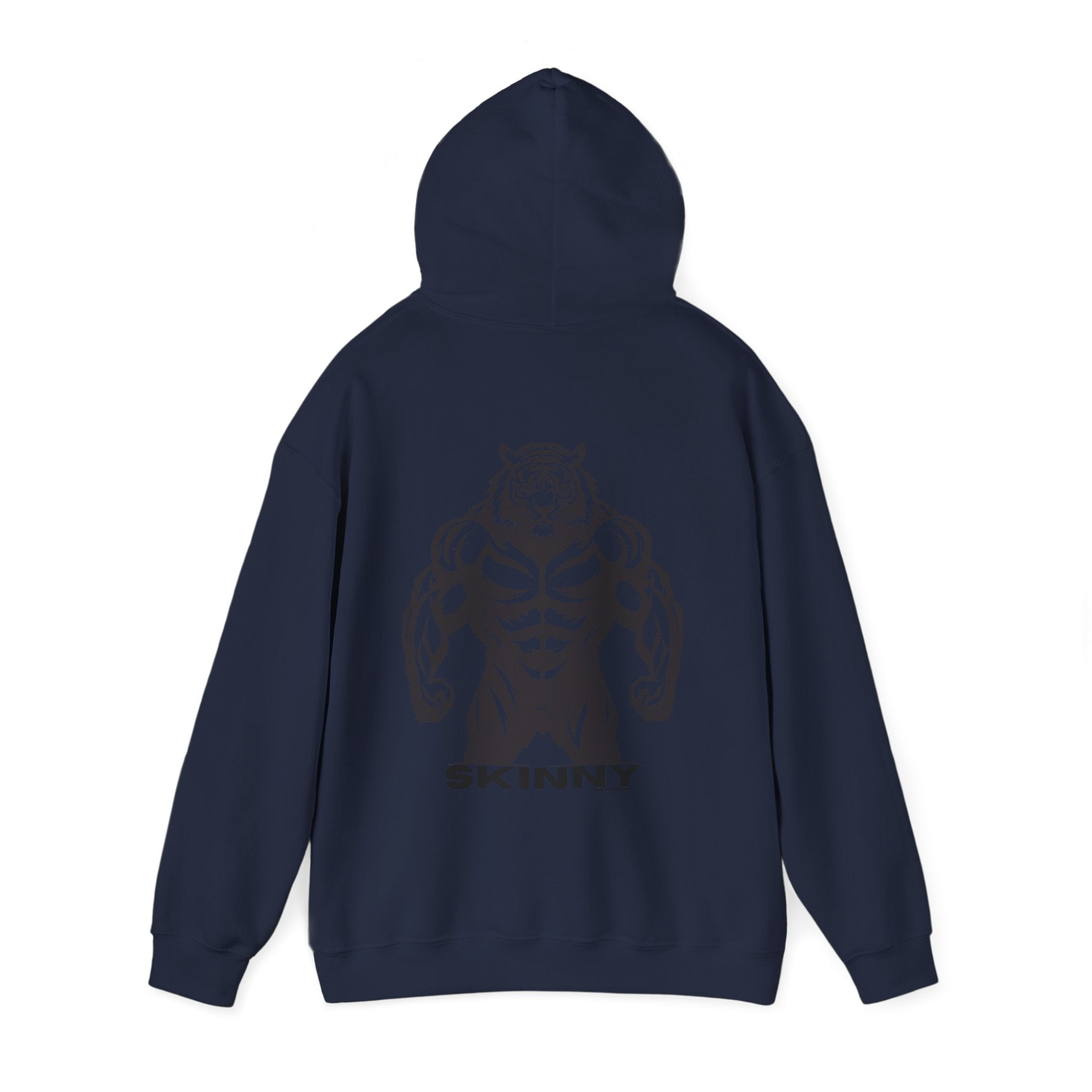 Skinny | Muscle tiger graphic hoodie