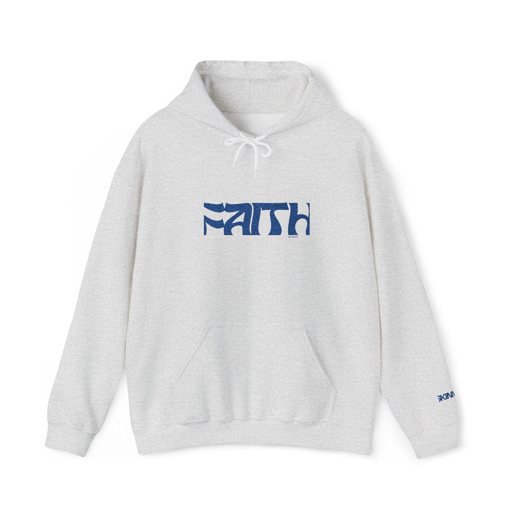 Skinny | Faith embroidered graphic hoodie