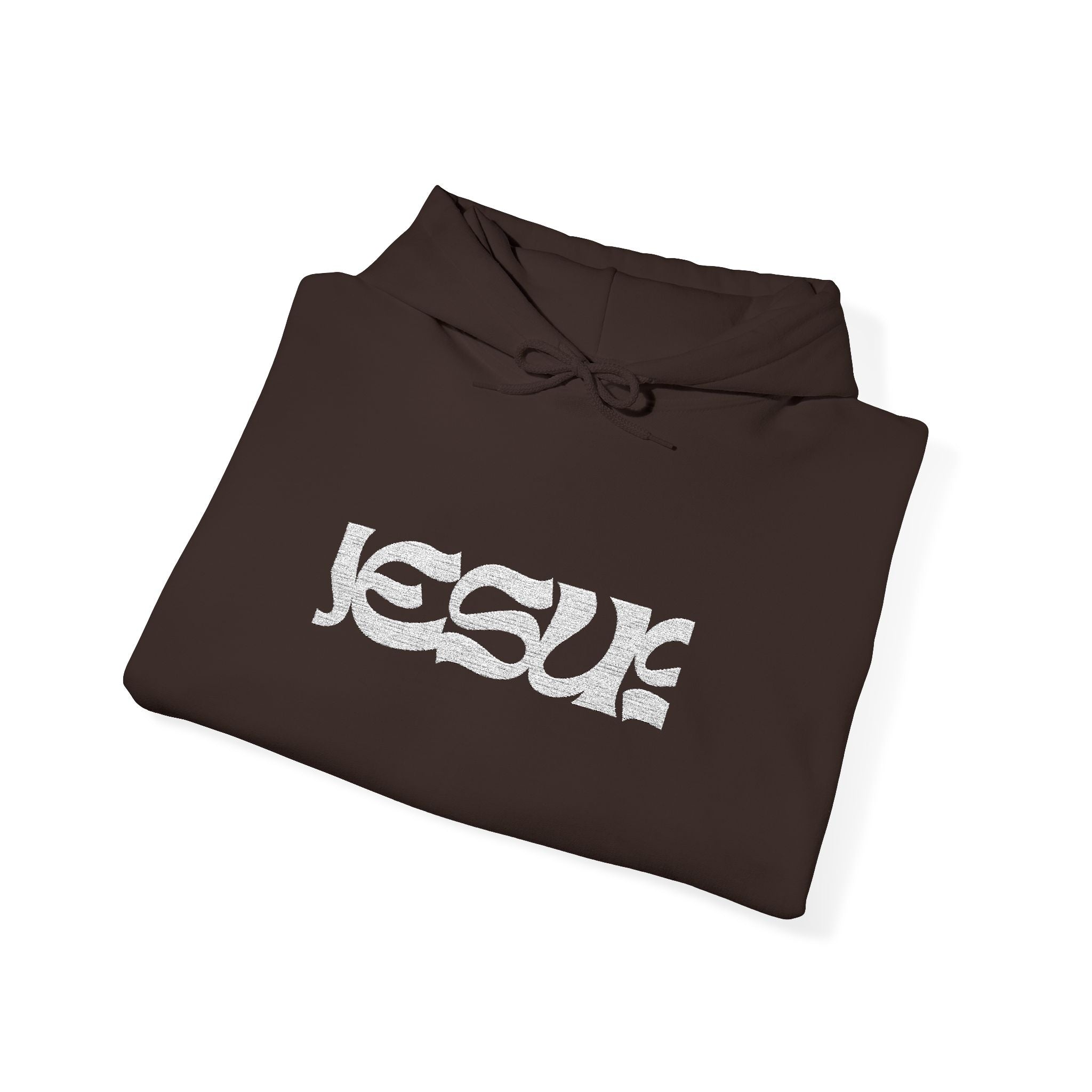 Skinny | Jesus embroidered hoodie