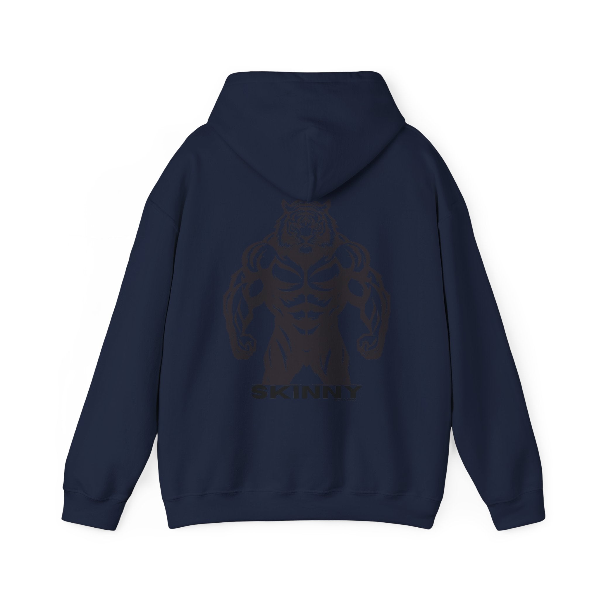 Skinny | Muscle tiger graphic hoodie