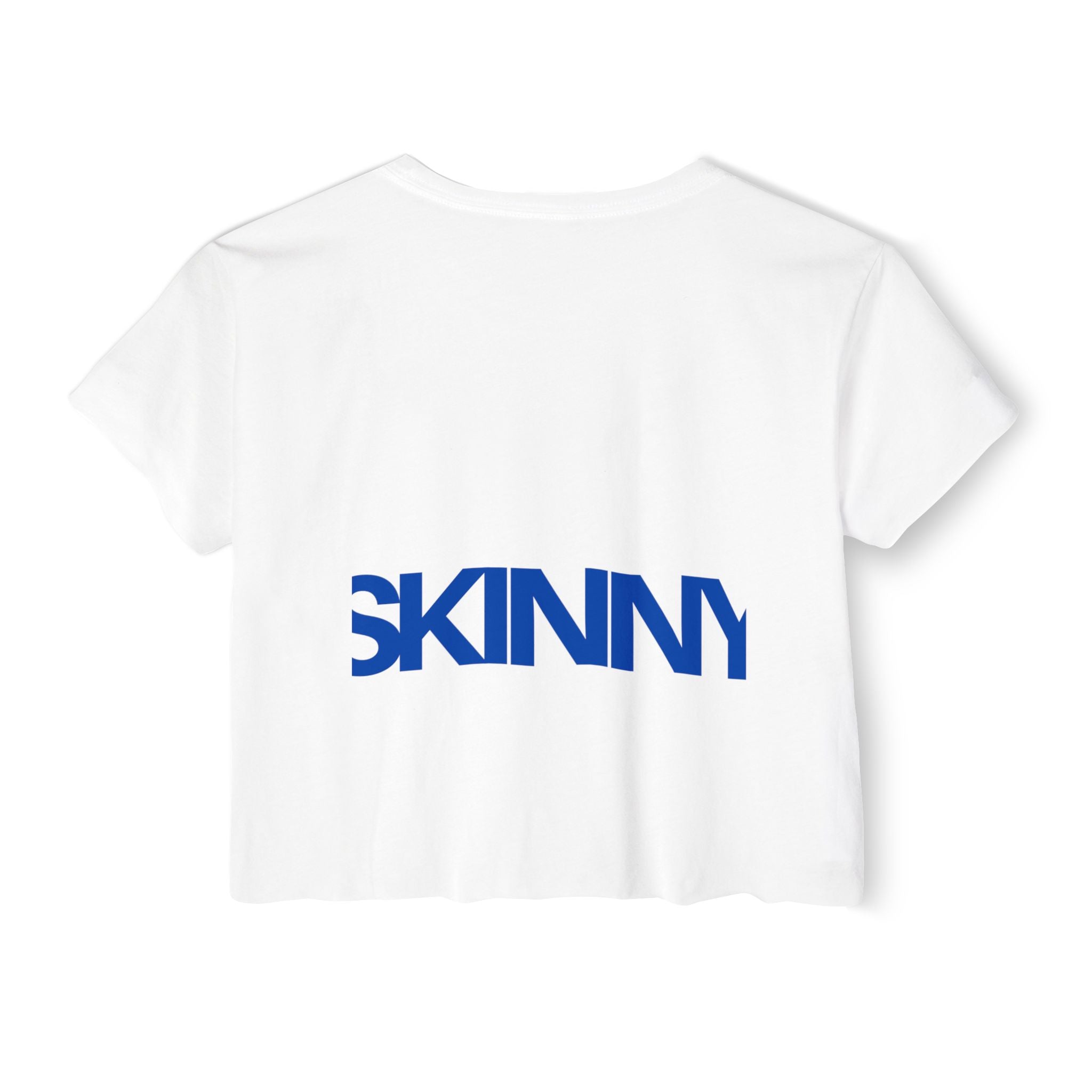 Skinny | Faith blue cropped T-shirt