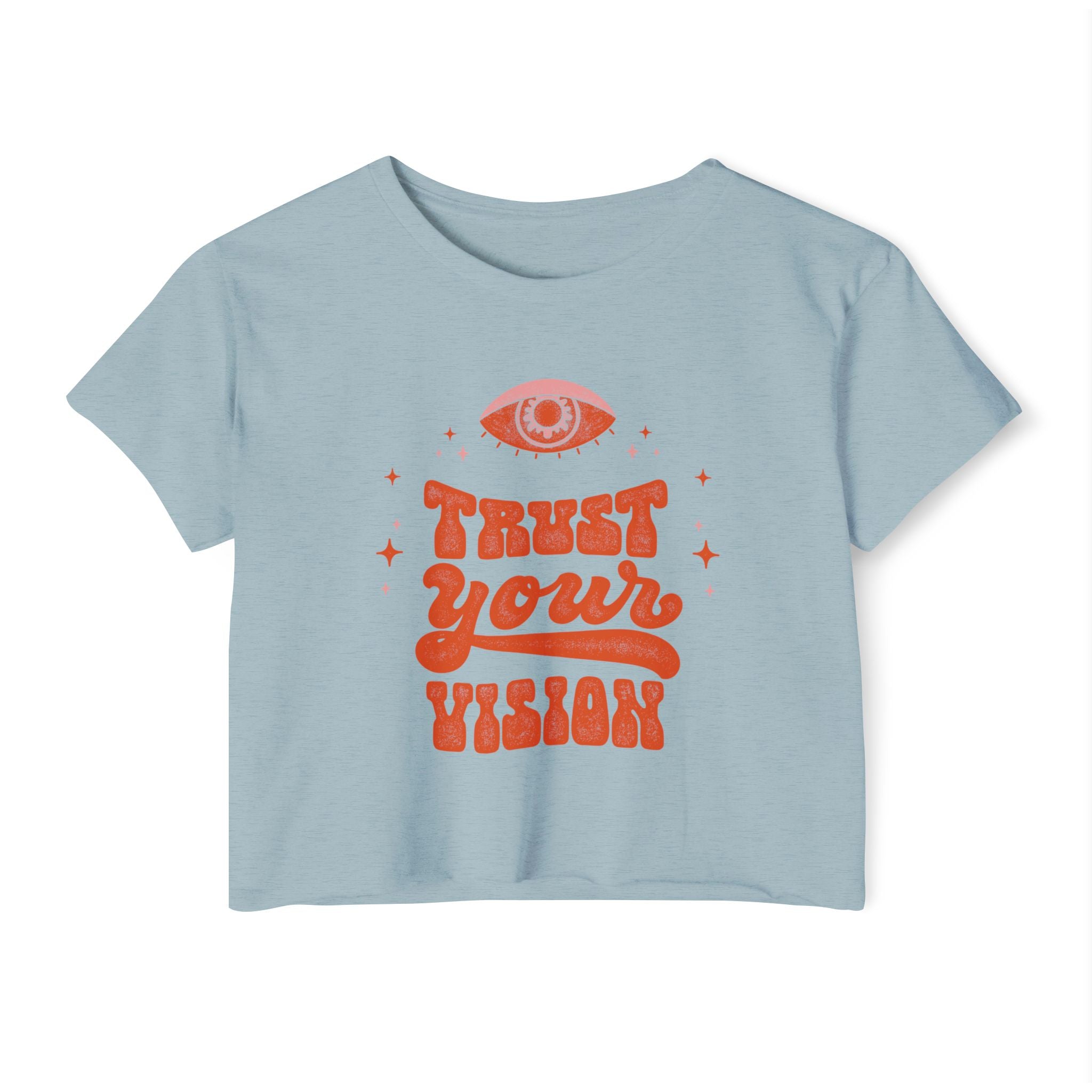 Skinny | Trust your vision cropped T-shirt