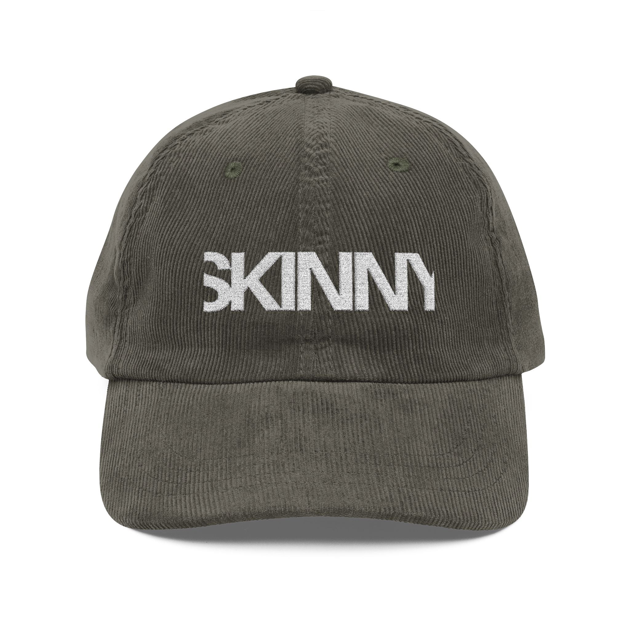 Skinny | Embroidered corduroy cap