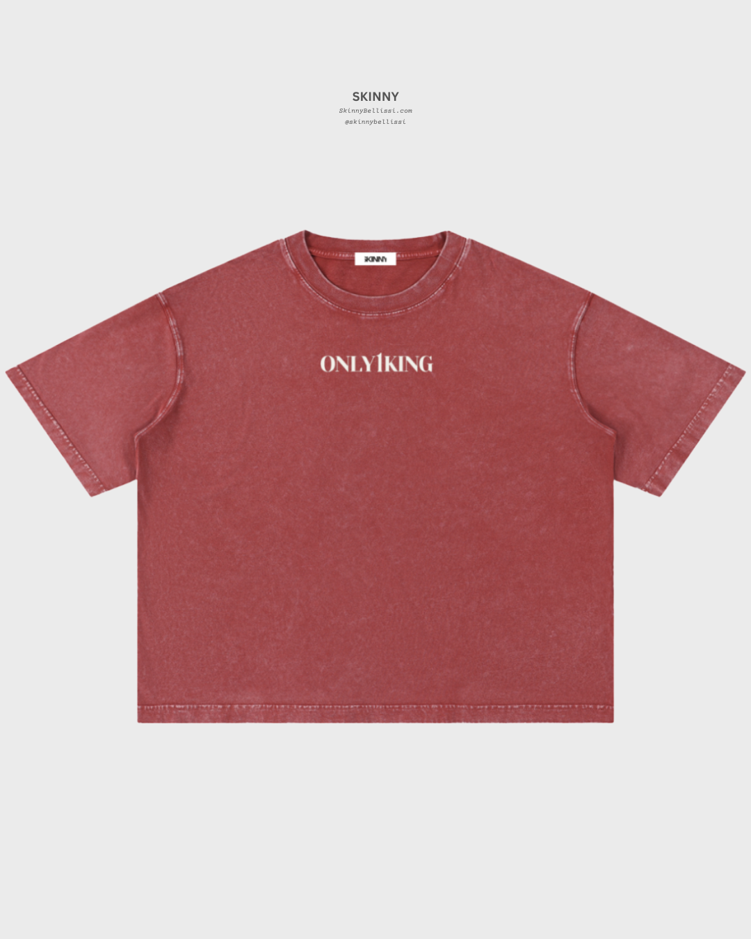 Mineral Wash Boxy Cotton T-Shirt