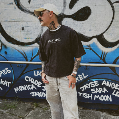 Mineral Wash Boxy Cotton T-Shirt