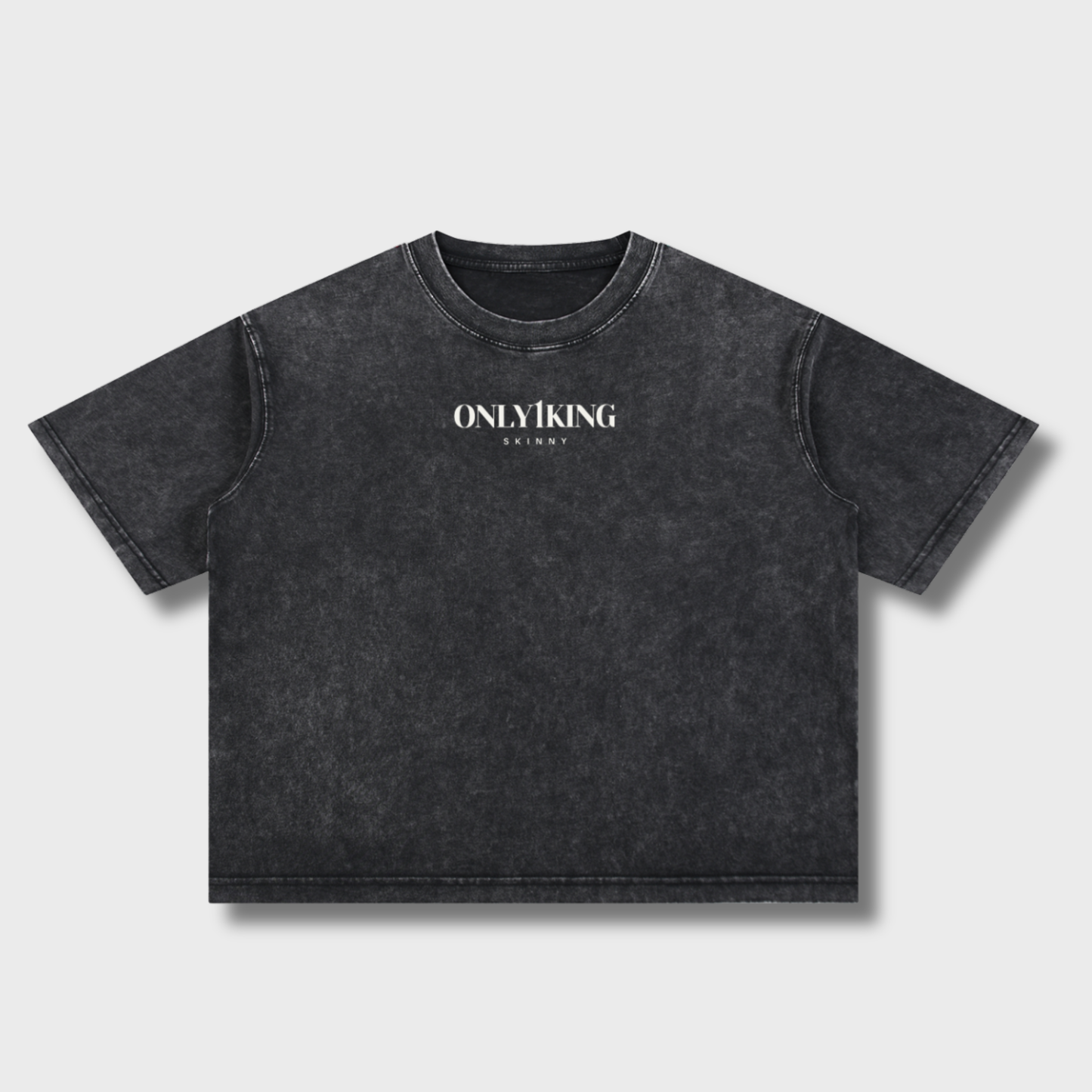 Mineral Wash Boxy Cotton T-Shirt