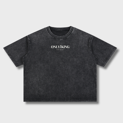 Mineral Wash Boxy Cotton T-Shirt