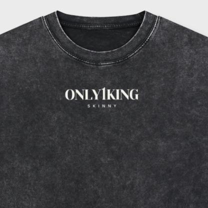 Mineral Wash Boxy Cotton T-Shirt