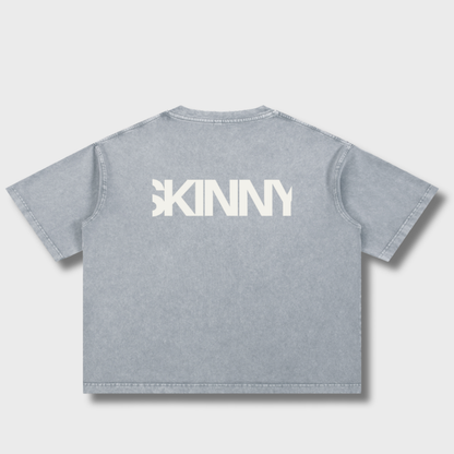 Mineral Wash Boxy Cotton T-Shirt