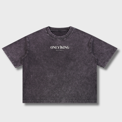Mineral Wash Boxy Cotton T-Shirt