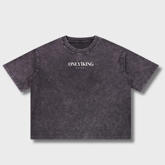 Mineral Wash Boxy Cotton T-Shirt