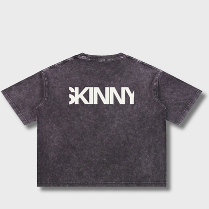 Mineral Wash Boxy Cotton T-Shirt