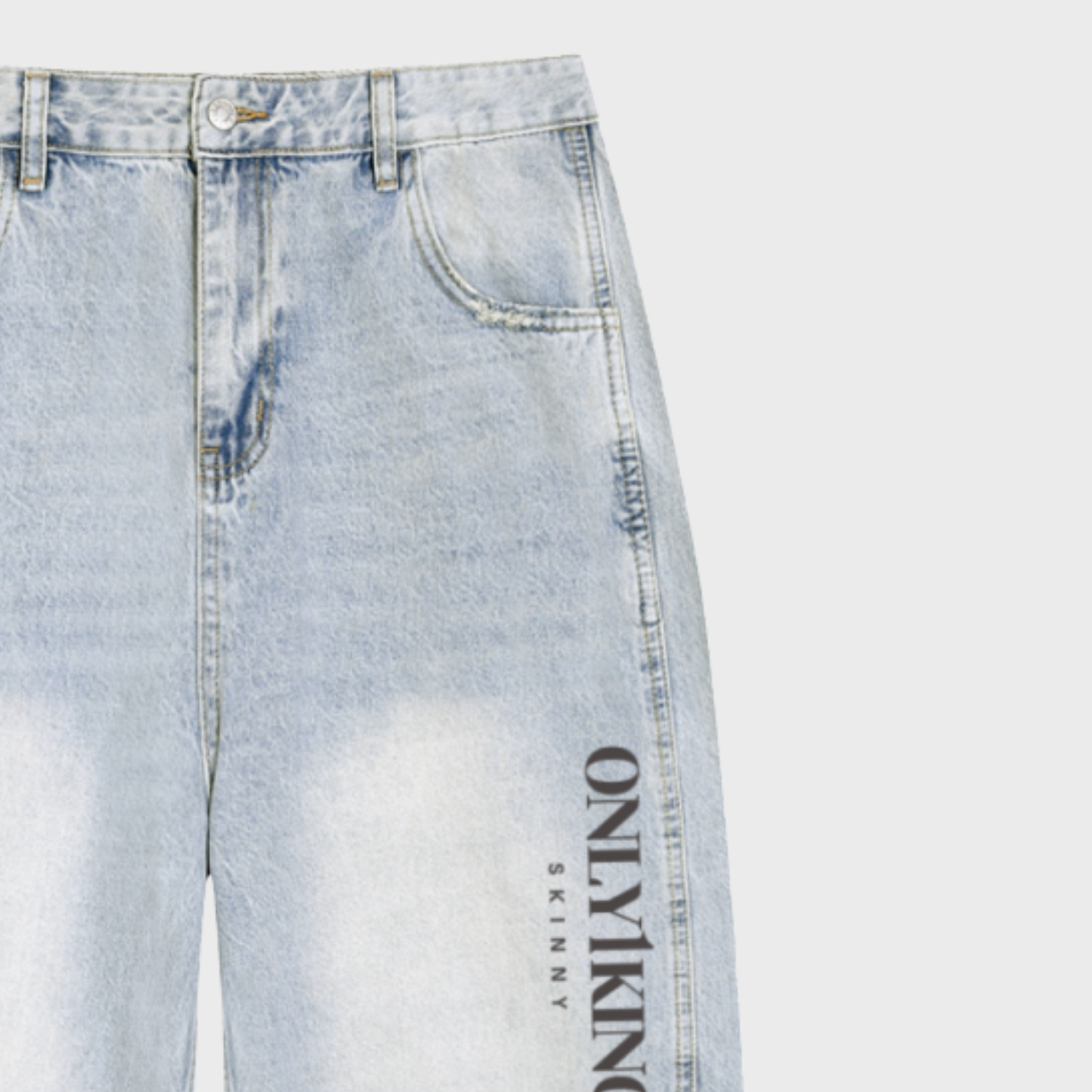 Vintage Wash Sunfade Barrel Leg Jeans