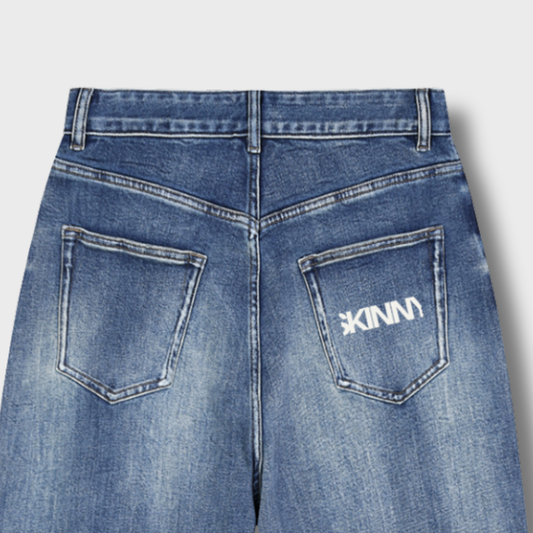 Sun Fade Heavyweight Denim Jeans