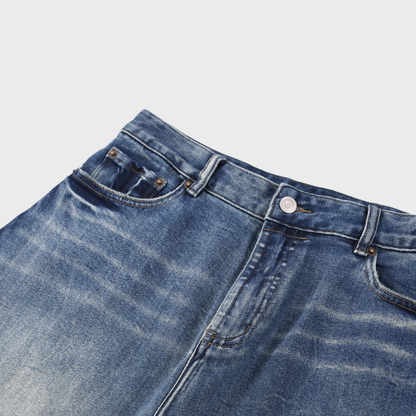 Sun Fade Heavyweight Denim Jeans