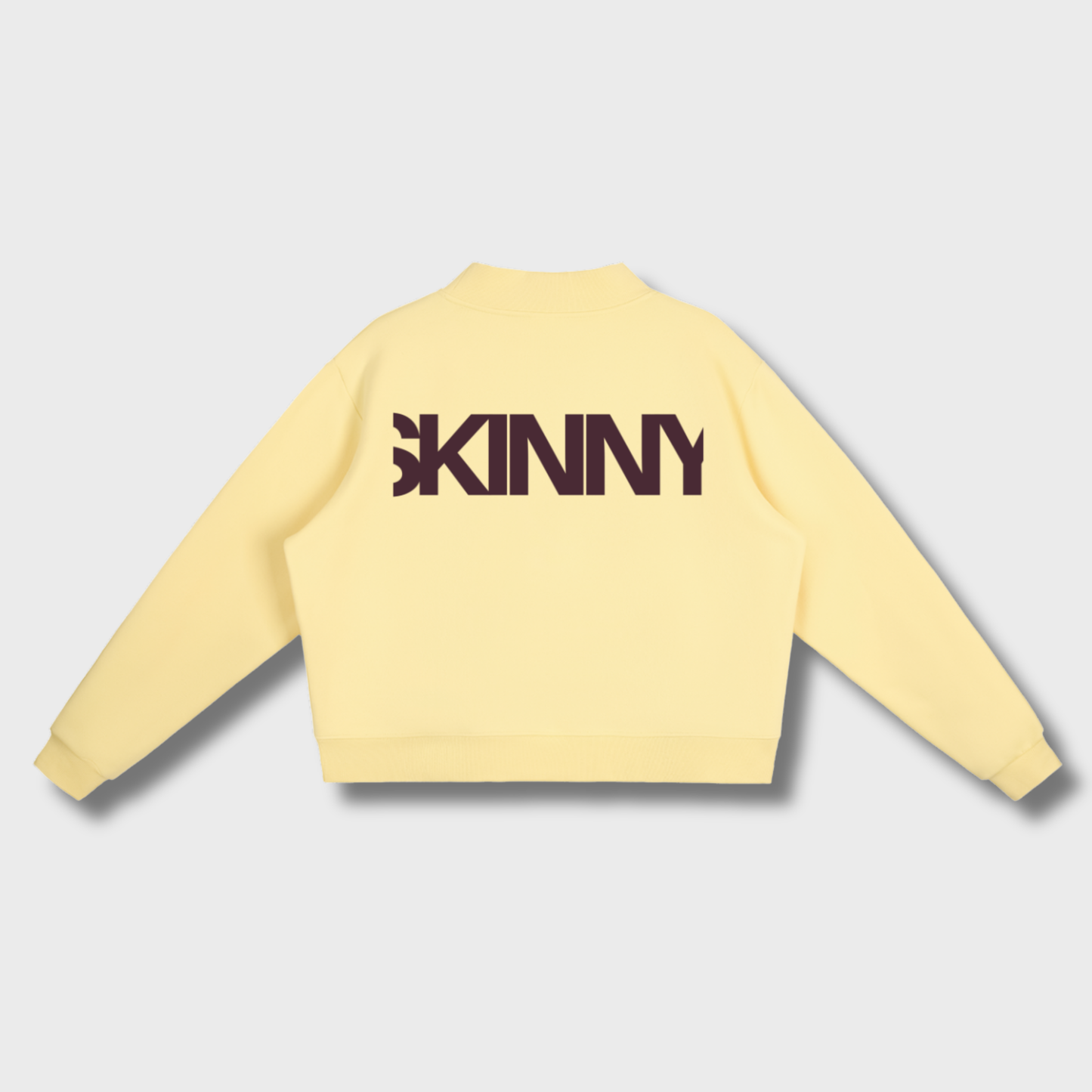 Essential Fleece Mock-Neck Crew Sweatshirt